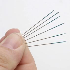 img 1 attached to The Beadsmith ColorEYES Beading Needles - Size 11, 1 Pack (25 Needles) - Blue Colored Tip for Easy Size Identification - Ideal for Loom Weaving, Bead Work & Jewelry Making with Seed Beads