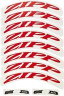 🔵 blue zipp 404 no border logo 650 c complete for 1 x wheel (special order) decal set logo