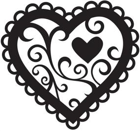 img 4 attached to ❤️ Darice 1218-46 Embossing Folder: Valentines Heart Design for Paper Crafts