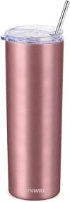 img 4 attached to 🥤 SUNWILL Tumbler: Insulated Stainless Steel Beverage Container