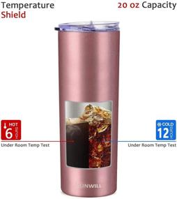 img 2 attached to 🥤 SUNWILL Tumbler: Insulated Stainless Steel Beverage Container