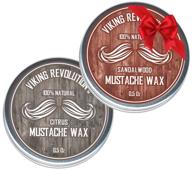 mustache wax pack moustache sandalwood logo