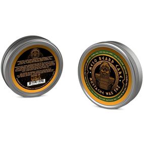 img 2 attached to Meso Beard Care: The Fertile Crescent Mustache Wax – All-Natural Bergamot, Vanilla, and Patchouli Fragrance!