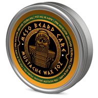 meso beard care: the fertile crescent mustache wax – all-natural bergamot, vanilla, and patchouli fragrance! logo