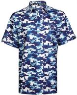 tattoogolf camo cool stretch shirt white men's clothing logo