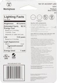 img 1 attached to 💡 Westinghouse 4511220 2 Watt Equivalent Medium: Energy-efficient Lighting Solution