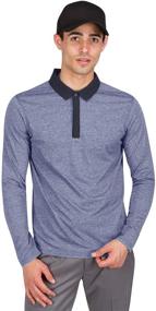 img 3 attached to 👕 Stylish Long Sleeve Polo Shirts for Men: Browse Men's Clothing and Shirts