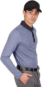 img 2 attached to 👕 Stylish Long Sleeve Polo Shirts for Men: Browse Men's Clothing and Shirts