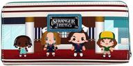 🛍️ starcourt mall chibi zip-around wallet by loungefly x stranger things: a retro-inspired must-have! logo