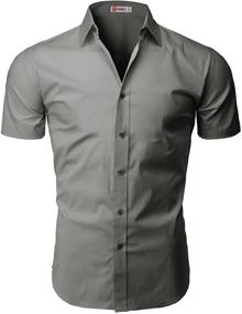 img 3 attached to 👕 H2H Men's Casual Short Sleeve Shirts KMTSTS0132