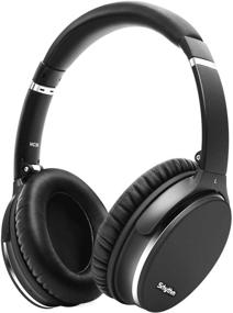 img 4 attached to 🎧 Renewed Srhythm NC35 Noise Cancelling Headphones - Wireless Bluetooth 5.0, Fast Charge Over-Ear Lightweight Headset with Microphones, Mega Bass, 40+ Hours’ Playtime, Low Latency