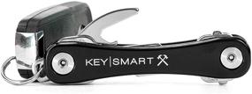 img 4 attached to 🔑 KeySmart Rugged: Multi-Tool Key Organizer with Bottle Opener & Pocket Clip (Holds up to 14 Keys, Black)