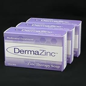 img 4 attached to 🧼 DermaZinc Zinc Therapy Soap - Pack of 3 Bars, 4.25 Ounce (120 gram) Each