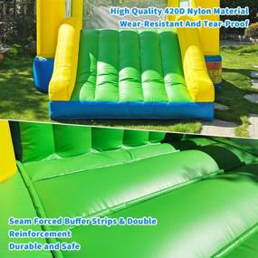 img 3 attached to 🏀 Inflatable Bouncer Backyard: Nice2You Basketball Fun for All Ages!