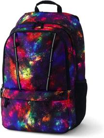 img 4 attached to 🌈 Lands End ClassMate Rainbow Backpacks: Vibrant and Versatile Backpacks for Every Student!