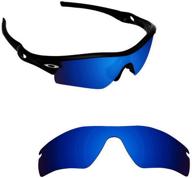 🕶️ enhance your oakley men's accessories with alphax polarized replacement lenses logo