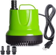 🐠 allylang 840gph submersible water pump - ultra quiet for aquarium, fish tank, pond fountain, statuary, hydroponics, with 4 nozzles & 5.9ft power cord логотип