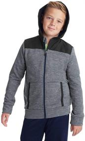 img 1 attached to 👕 C9 Champion Heather Pieced Jacket - Boys' Active Clothing