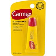 💋 carmex classic lip balm medicated 0.35 oz (pack of 6): ultimate lip care protection logo