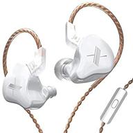 kz edx earphone 1dd dynamic in ear hifi dj monitor headphone sport noise cancelling headset (with mic logo