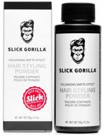 💇 пудра для стайлинга волос slick gorilla с текстурой - 0,70 унции (20 г) логотип