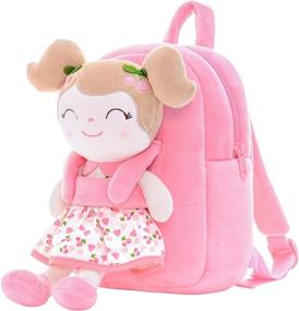 img 1 attached to 🍒 Gloveleya Cherry Toddler Backpack - 12 Inches