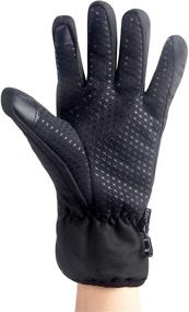 img 2 attached to 🧤 Premium Genuine Leather Touchscreen Accessories for Men - Perfect Fit and Style