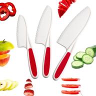 nylon kitchen knife set (3 piece) by starpack - ideal for children, lettuce preparation, and safe kitchen usage logo