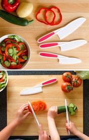 img 2 attached to Nylon Kitchen Knife Set (3 Piece) by StarPack - Ideal for Children, Lettuce Preparation, and Safe Kitchen Usage