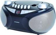 📻 sylvania srcd286 portable cassette boombox: music on the go! logo