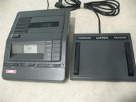 lanier vw-210 vw 210 transcriber with microcassette, pedal, and headset logo