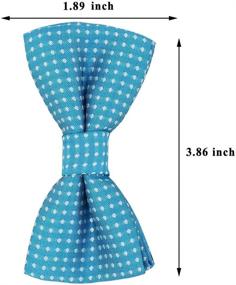 img 1 attached to Colorful Polka Dot VICTHY Pet Bow Tie: Adorable Collar Butterfly Knot for Dogs/Cats/Other Pets