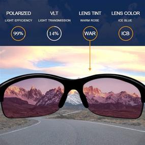 img 2 attached to 🕶️ High-Quality Replacement Lenses for Jupiter Squared Sunglass Men's Accessories