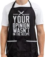 👨 funny adjustable chef apron for women and men - ideal for grilling, cooking, and bbq логотип