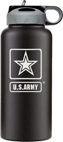 img 4 attached to 🍶 Ultimate 32oz Army Double Wall Vacuum Insulated Stainless Steel Water Bottle