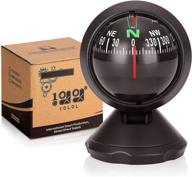 enhance your golf cart with a universal adjustable golf cart compass ball dash mount: find direction with ease! logo