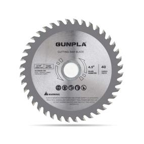 img 4 attached to 🪚 Gunpla 4-1/2-inch 40T TCT Saw Blade: Versatile for Efficient Hard & Soft Wood Cutting with 7/8-inch Arbor