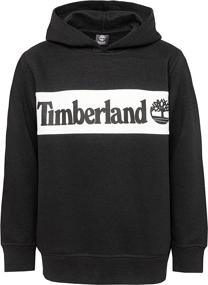 img 1 attached to Большая детская одежда для мальчиков: Timberland Sleeve Signature Heather Apparel