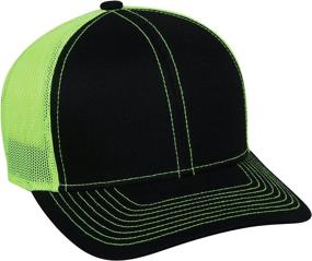 img 4 attached to 🧢 Structured Mesh Back Trucker Cap by Outdoor Cap