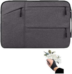 img 4 attached to 👜 Optimized Carrying Bag with Glove for Huion H610 Pro, HS610, Xp-pen Deco 01, Star 06, Ugee M708 and Veikk A30, A50 Drawing Tablets