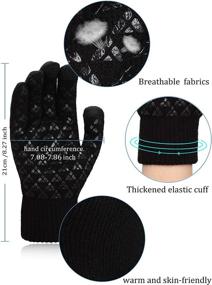 img 3 attached to Winter Touchscreen Thermal Elastic Anti Slip