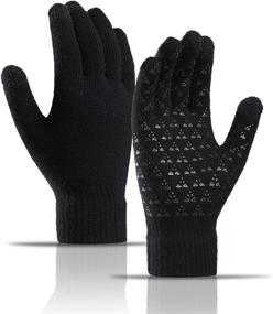 img 4 attached to Winter Touchscreen Thermal Elastic Anti Slip