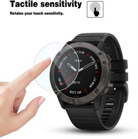 img 1 attached to 🏃 PULEN 4-Pack for Garmin Fenix 6X/Garmin" - enhanced SEO-friendly product name, maintaining the original essence.