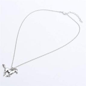 img 3 attached to 💍 Stainless Steel Silver Horse Jewelry Necklace - Ideal Gift for Girl Teens and Women, 18" + 2" Chain Included
