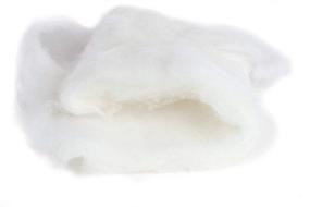 img 1 attached to 🐑 DHG Maori Wool: Premium Blend of New Zealand Wools for Needle Felting and Wet Felting, 3.5 OZ / 100 gr, Carded Wool Batt, 100% Pure Wool, Snow White Color