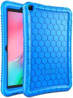 📱 fintie silicone case for samsung galaxy tab a 8.0 2019 (no s pen) - honeycomb series: kid-friendly, light, shockproof protective cover in blue – compatible with sm-t290 wi-fi & sm-t295 lte models logo