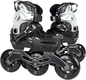 img 2 attached to 🛼 Adjustable Speed Junior Skates - Flying Eagle S6S