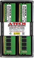 💽 оперативная память a-tech 32 гб (2x16 гб) ddr4 2400мгц dimm pc4-19200 (pc4-2400t) cl17 2rx8 1.2в non-ecc udimm 288 pin - комплект обновления памяти для настольных компьютеров. логотип