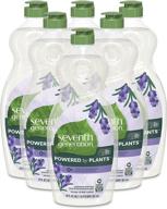 🌿 seventh generation lavender dish liquid - 19 fl ounce (pack of 6) logo