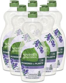 img 4 attached to 🌿 Seventh Generation Lavender Dish Liquid - 19 Fl Ounce (Pack of 6)